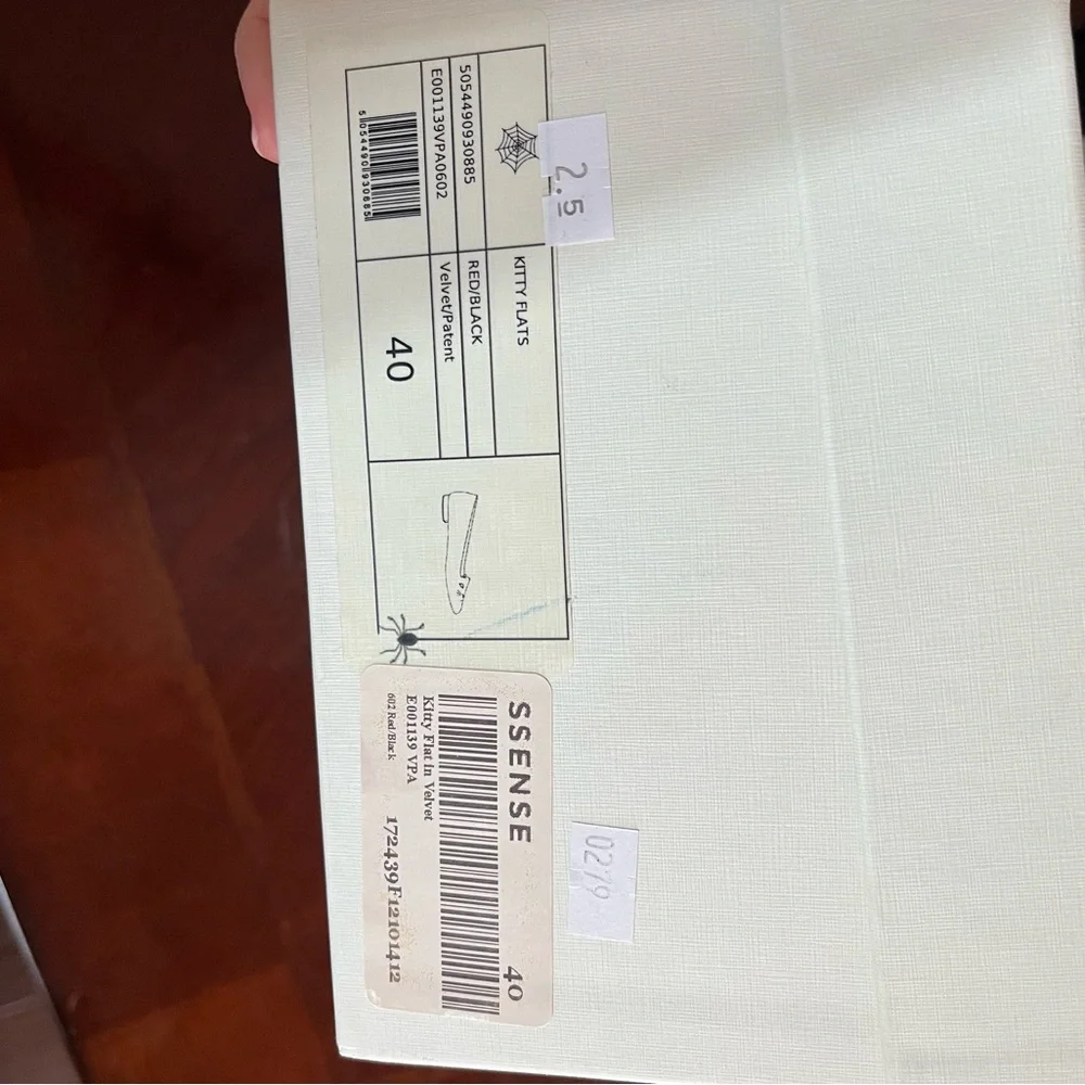 Charlotte Olympia Red Plush Flats Loafers - Picture 7 of 7